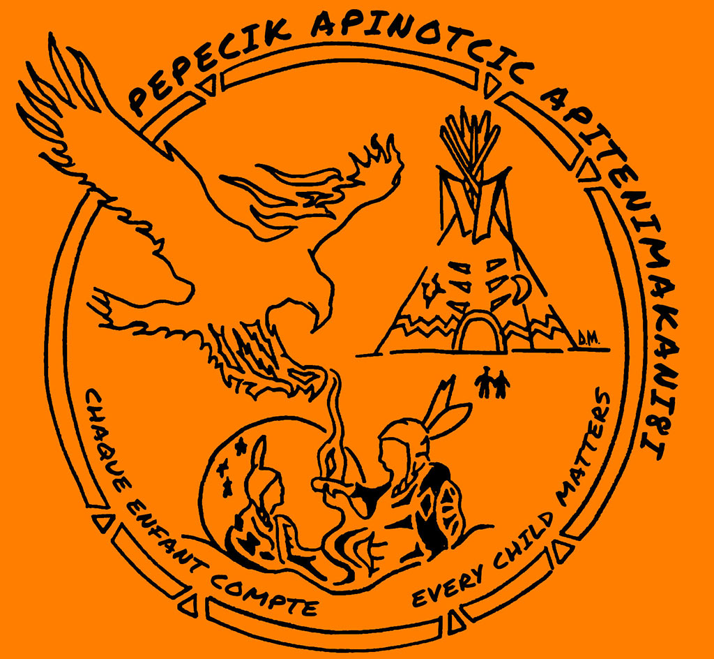 Logo chandail orange